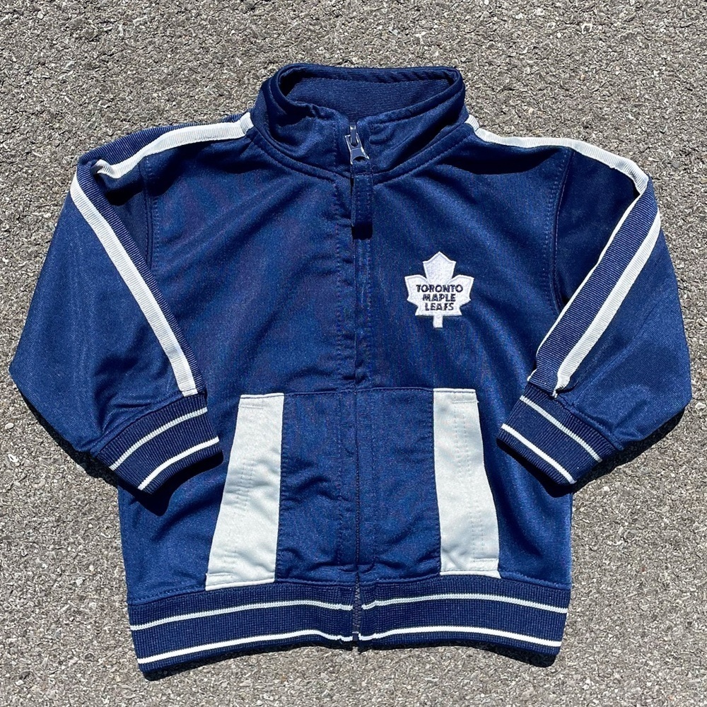 Toronto Maple Leafs 2000s NHL MightyMac Sports Track Jacket Youth (12M)